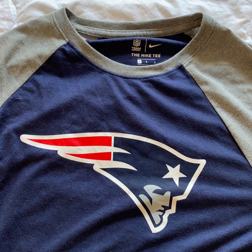 NFL New England Patriots women’s baseball t shirt